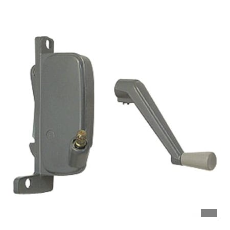 Prime-Line Miami Awning Operator, Gray, Right Hand, 2-3/16 in. Offset Link (Single Pack) H 3666
